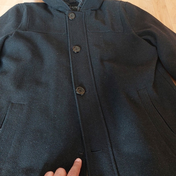 Guess Men's  Wool-Blend Insulated Quilted Coat Jacket Size M - Picture 6 of 10